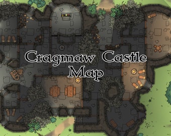 Mapa del castillo de Cragmaw
