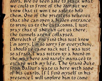 Folleto Descenso a Avernus: Carta a uno perdido