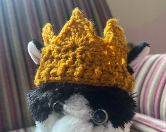 Cat or Small Dog Crown, King’s Coronation, Cat or Dog Accessory