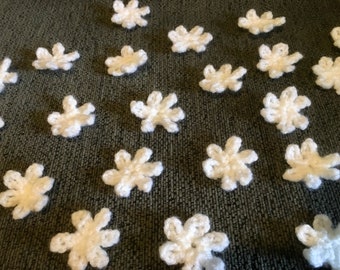 White Crochet Snowflake Decorations, Christmas / Winter / Holiday Decor