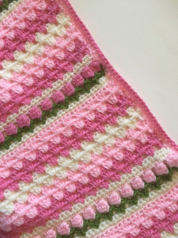 Tulip stitch baby blanket new arrivals