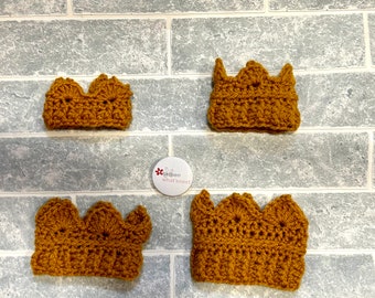 Crown for Preemie / Micropreemie or Premature Baby, Crowns for the King’s Coronation, Crochet