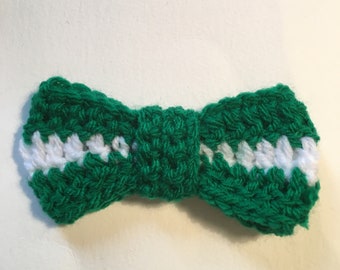 Elf Cat or Dog Crochet Bow Tie for Collar, Pet Bow Tie, Christmas