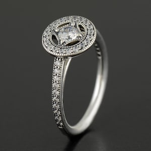 Genuine PANDORA Vintage Allure Ring 191006CZ Sterling Silver Cz Brand New RETIRED Comes with PANDORA Gift Pouch Fast Postage