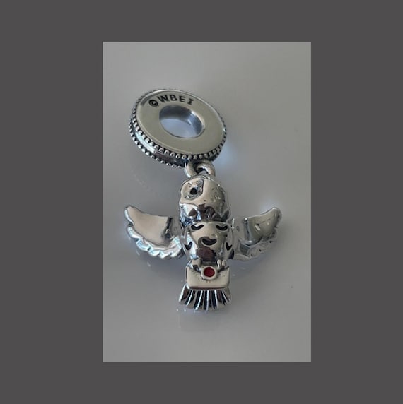Genuine PANDORA Harry Potter Hedwig Owl Dangle Charm 799123C01