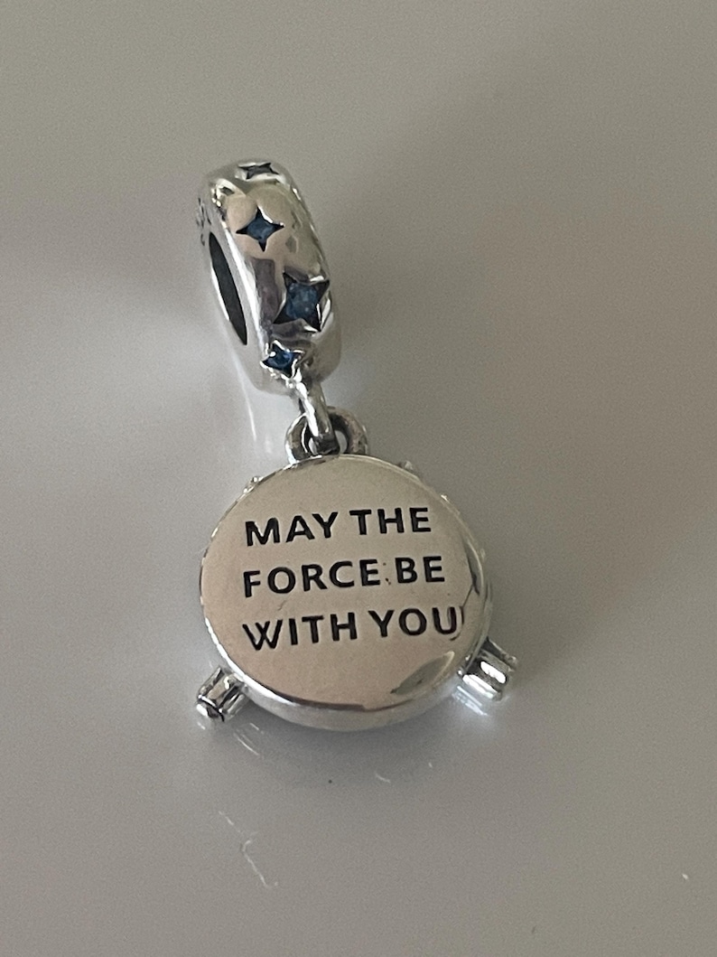 Genuine PANDORA Star Wars Lightsaber Dangle Charm 799252C01 Sterling ...