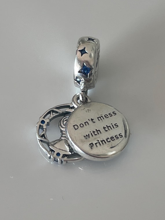 Genuine PANDORA Star Wars Princess Leia Double Dangle Charm