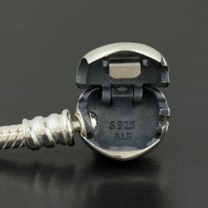 Genuine PANDORA Moments Heart Clasp Snake Chain Bracelet 590719 ...