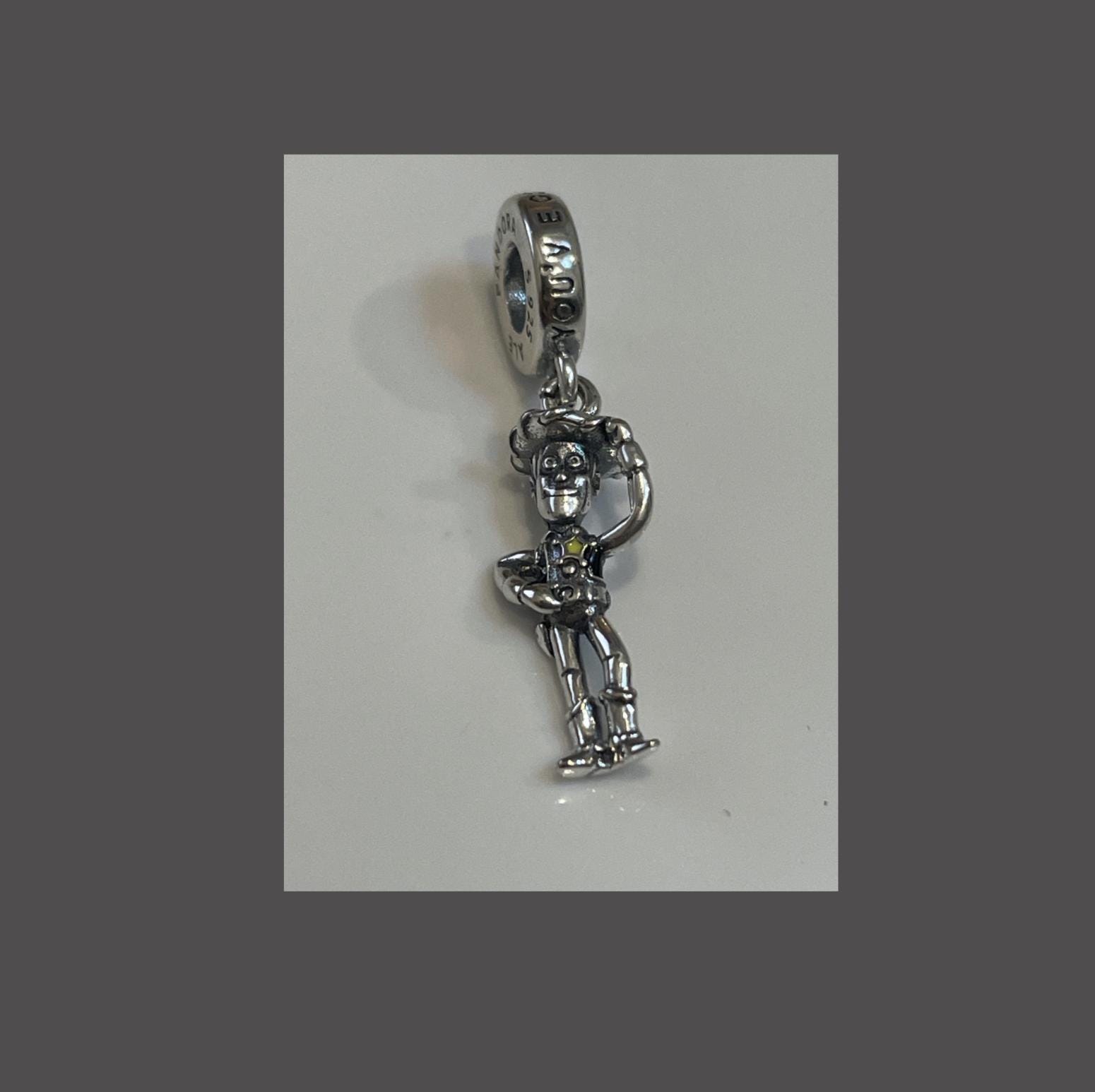 Genuine PANDORA Disney Pixar Woody Dangle Toy Story Charm