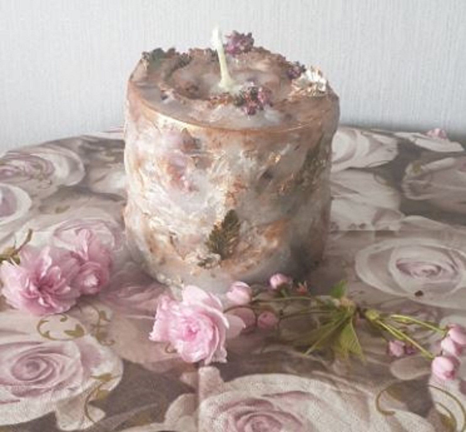 Fleurs séchées pour bougies