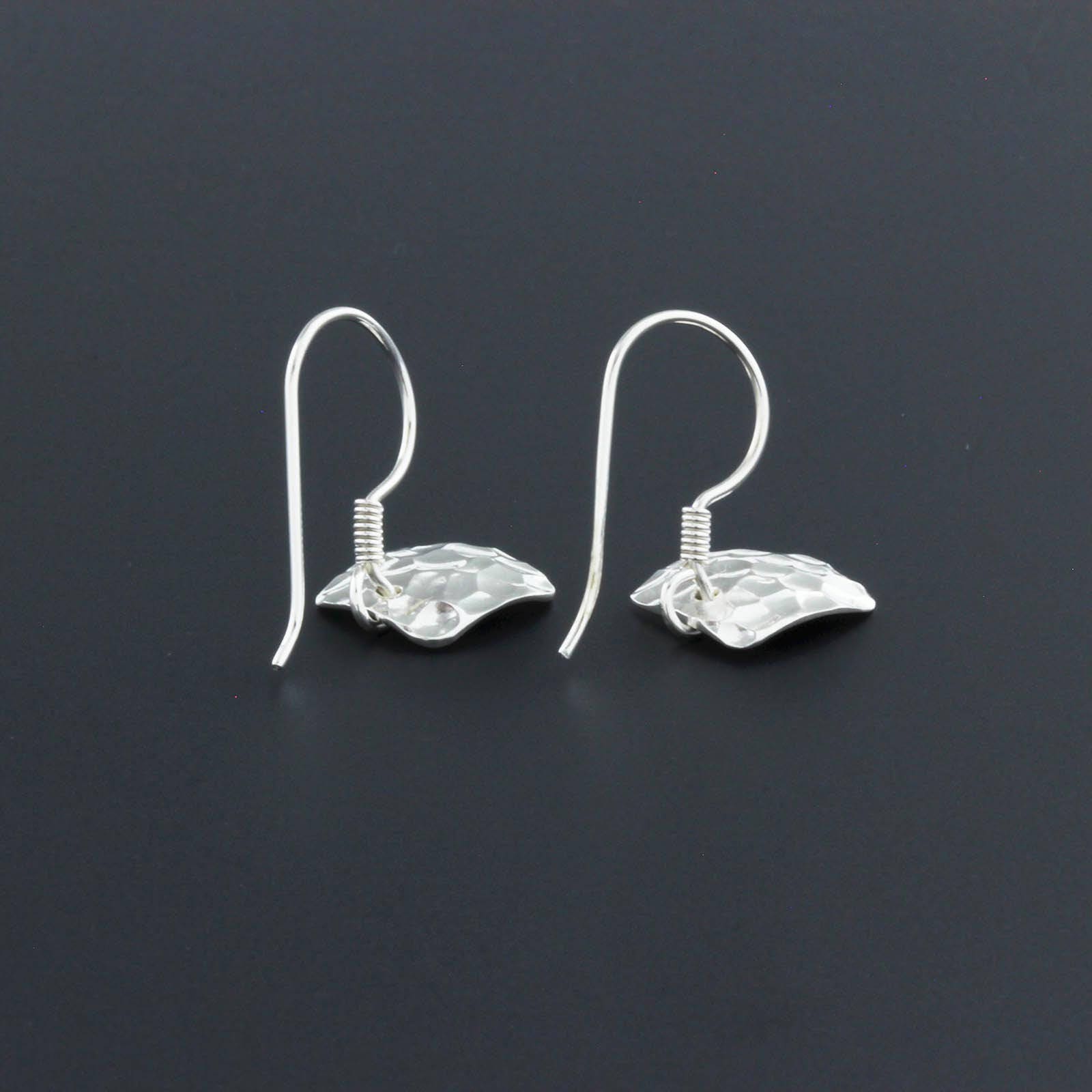 Sterling Silver Dangle Earrings Square Earrings Handmade - Etsy UK