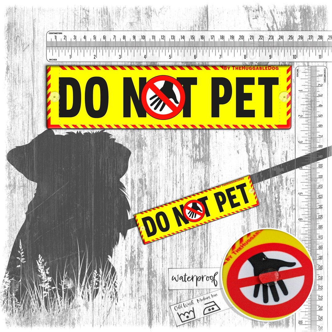 DO NOT PET Warning Leash Sleeves For Dog Training Etsy DO NOT PET Warning Leash Sleeves For Dog Training Etsy