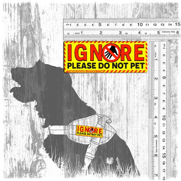 IGNORE, please do not pet. Patches for dog harnesses. Supplied as a SINGLE item so you can mix and match. Medium size.