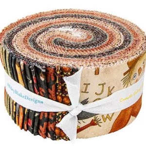 Bittersweet Farm 2 1/2&quot; Rolie Polie Jelly Roll by Teresa Kogut for Riley Blake Designs