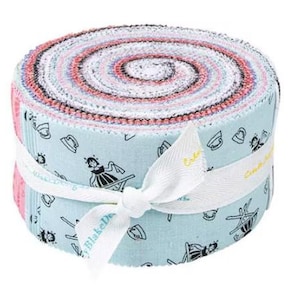 Press On 2 1/2&quot; Rolie Polie Jelly Roll Riley Blake Designs