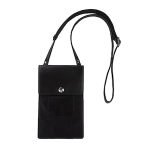 Phone Bag Plus+ | Handmade high-quality genuine leather crossbody Bag | Bag with large size phone pocket for Men/Women adjustable strap