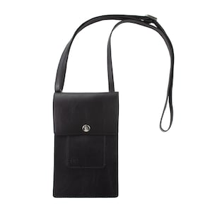 Phone Bag Plus+ vegan | Handmade high-quality vegan leather crossbody Bag | Bag with large size phone pocket for Men/Women adjustable strap