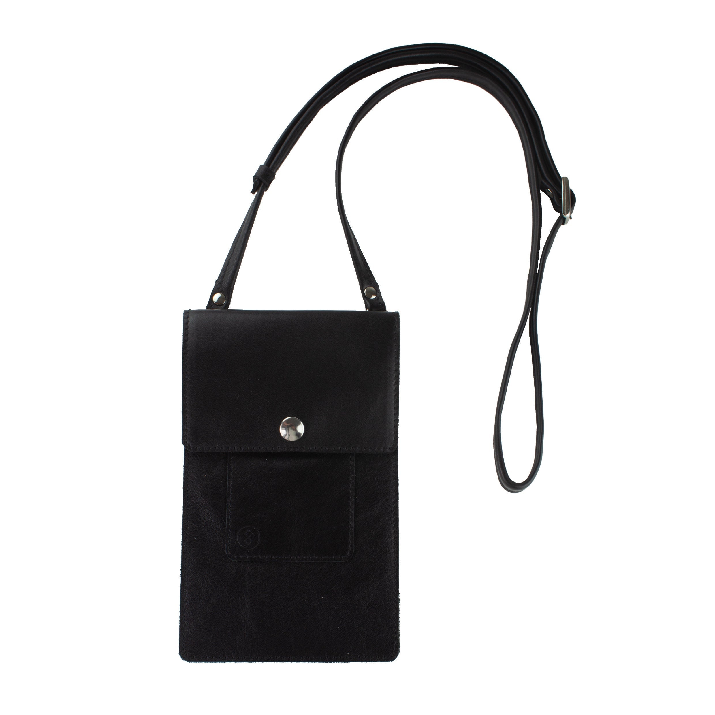 COS Leather Phone Pouch in Black