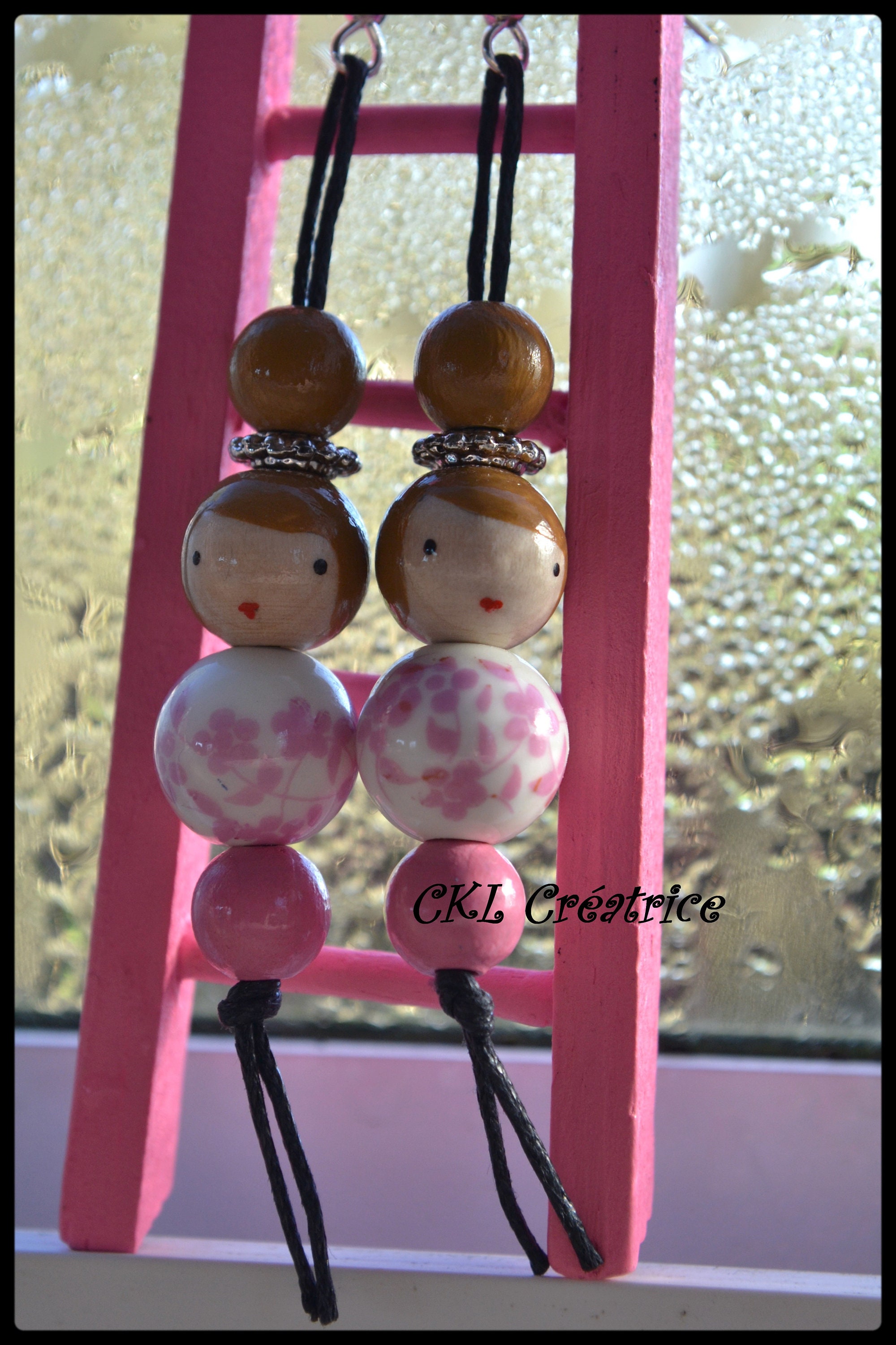 Barbiecore Boucles D'oreilles Roses Accessoire Poupée Décoration Fleur