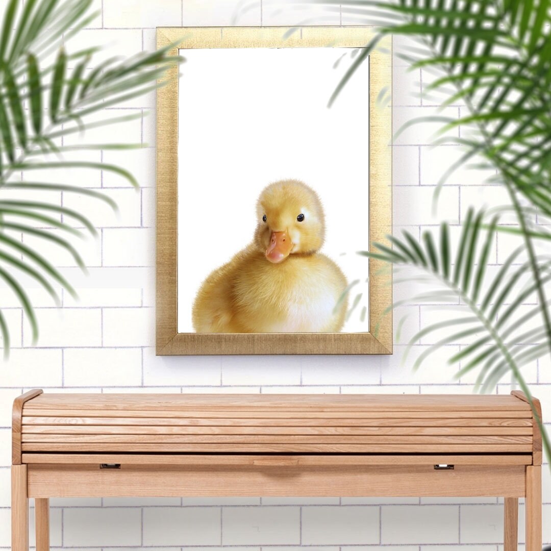 Duckling Peekaboo Print Duck Print Nursery Print Cute Etsy
