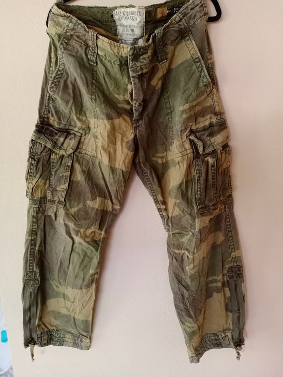 Rare vintage 90s Camo Military Tactical Cargo Pant