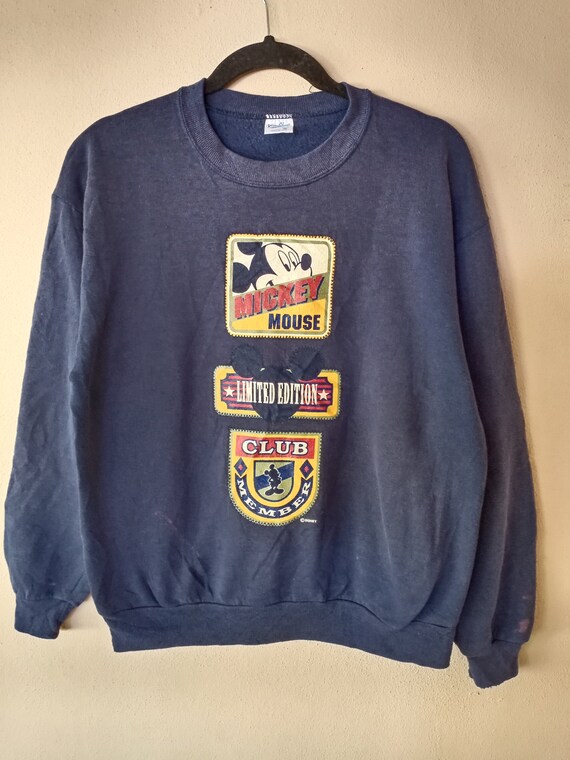 Vintage 80s Mickey Mouse Big Logo Sweatshirt