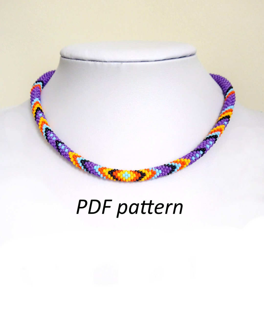 Native American Indian Jewelry PDF PATTERN Beadwork Necklace - Etsy