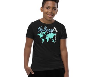 Camiseta premium de tallas juveniles "Desafío aceptado"