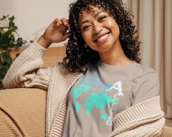 Camiseta de corte relajado para mujer "Desafío A, Desafío Aceptado" para conversaciones clásicas