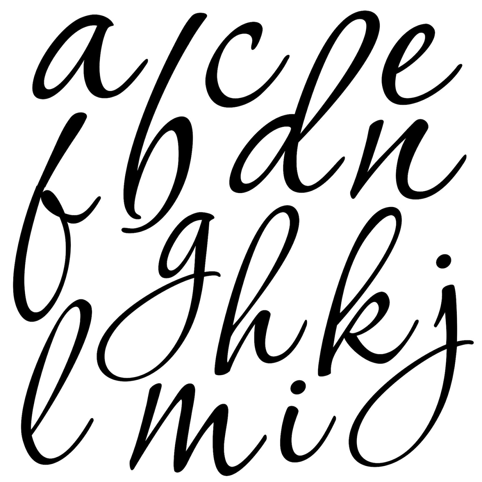 IOD Swoosh Decor Stamp, Cursive Alphabet, DIY Craft Supply - Etsy