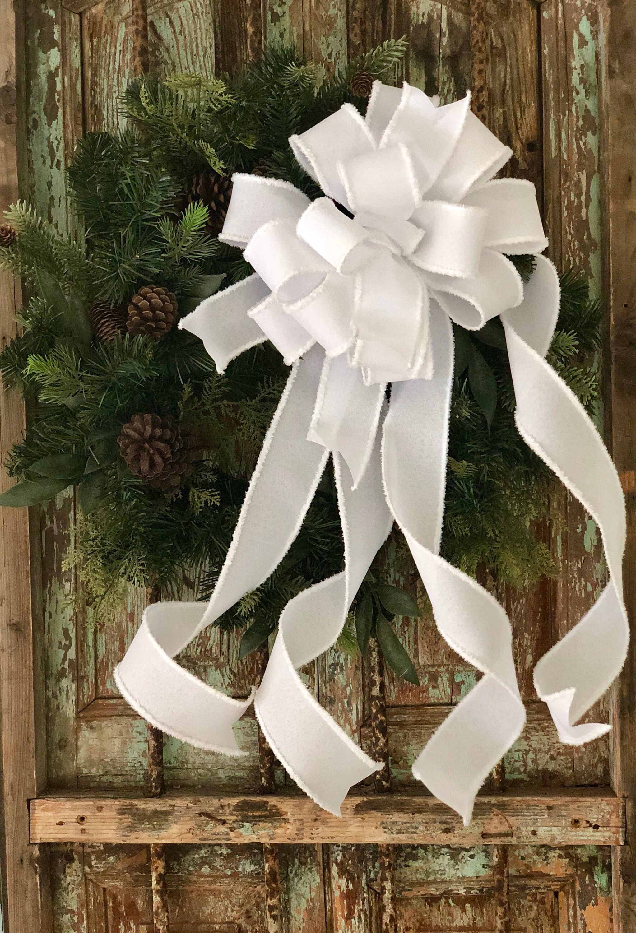 The Vanna White Oversized Christmas Tree Topper Bowxl Bow for Etsy