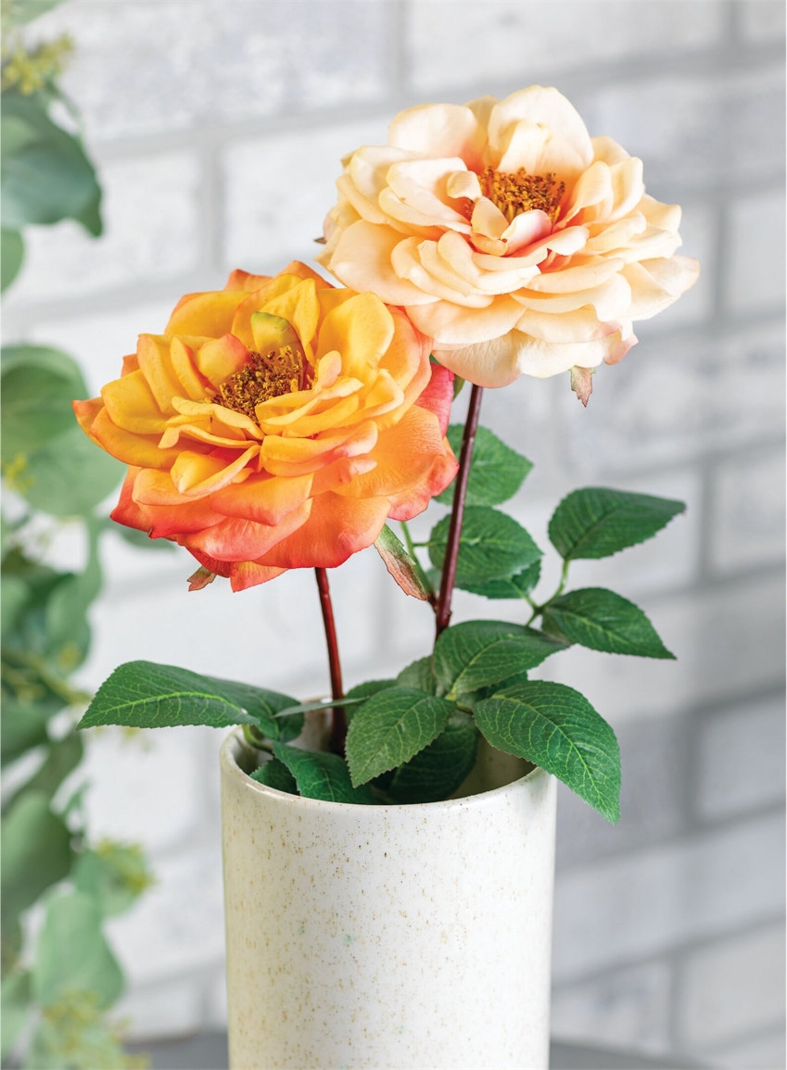 Large Real Touch Open Rose, Artificial Rose, Silk Flower, Wedding Decor ...
