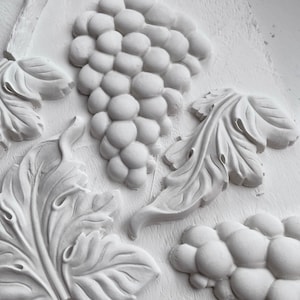 IOD Grapes Decor Mould, autumn Casting mould, craft supply, soap making, resin mold, fall crafts, candy edibles mold, gourd