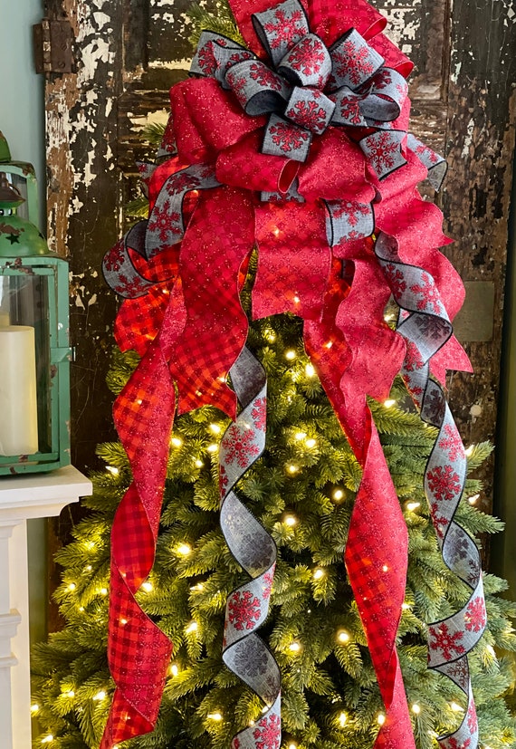 Grinch Tree Part 6! Close up of ribbon technique