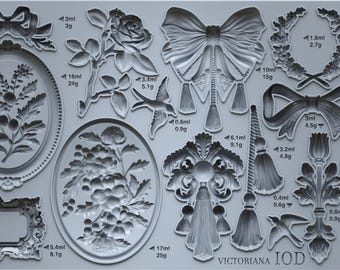 IOD Victoriana Decor Mould, French Country Embellishments