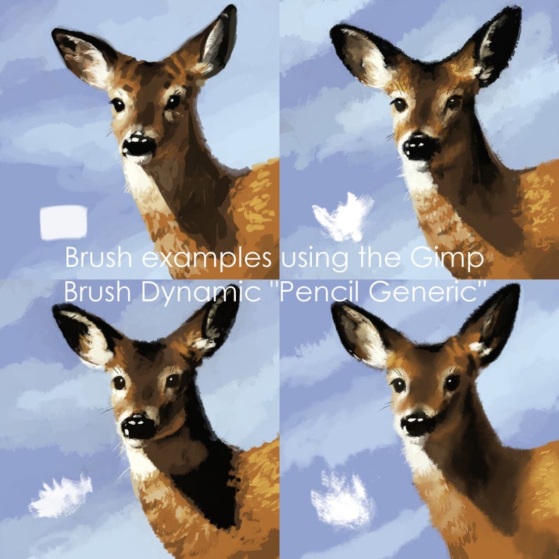 Laura's Gimp Brush Set 9 Brushes Digital Download Etsy