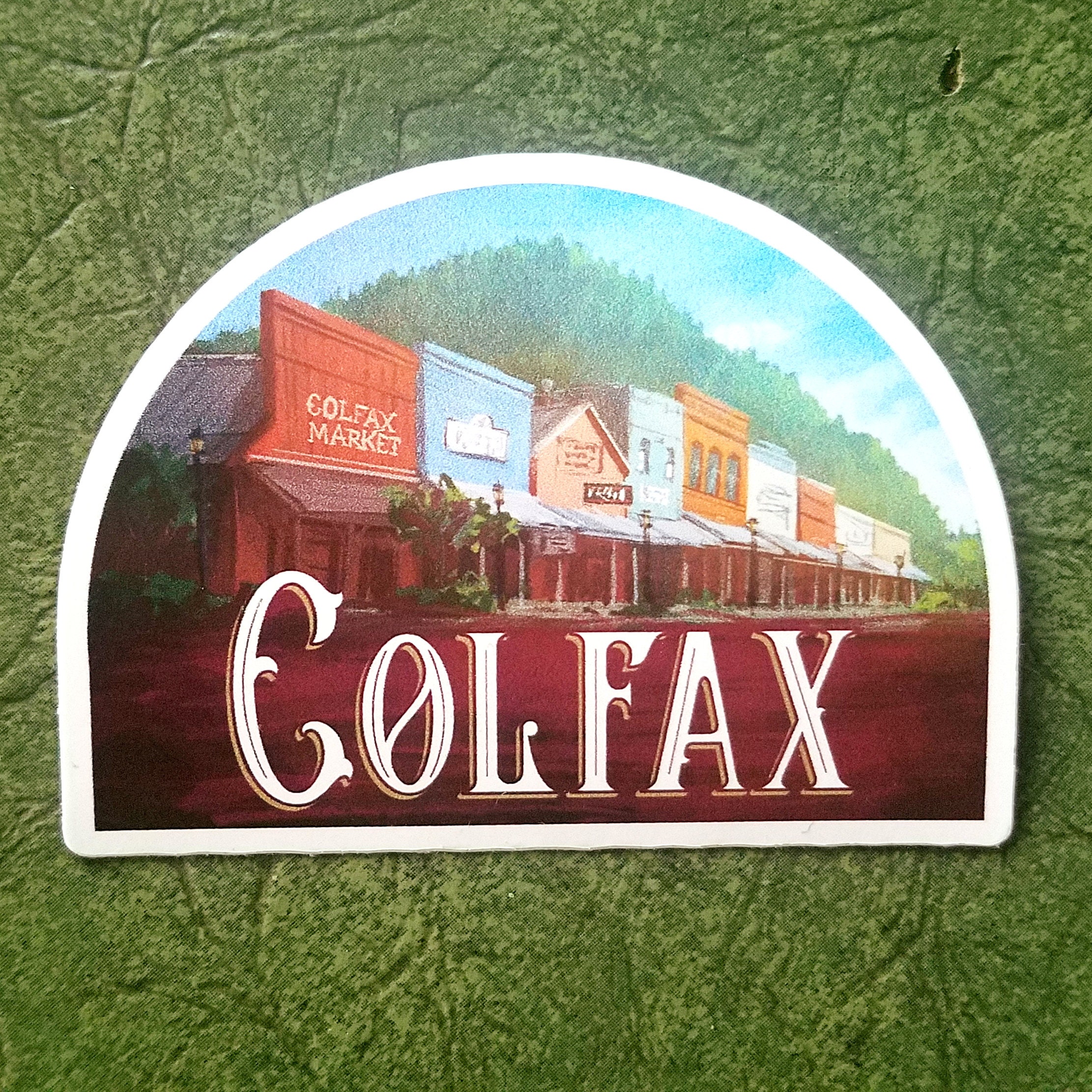 Colfax California Stickers - Old Downtown - State of California Sunset ...