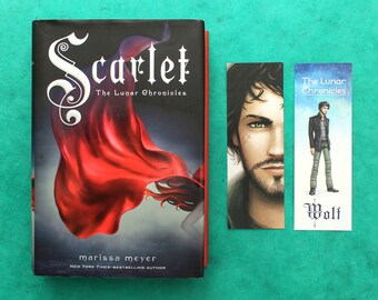 Wolf Double Sided Bookmark - The Lunar Chronicles