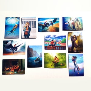 Percy Jackson - Conjunto de 11 cartões postais