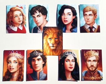 The Chronicles of Narnia - Pevensie Portrait Postcards