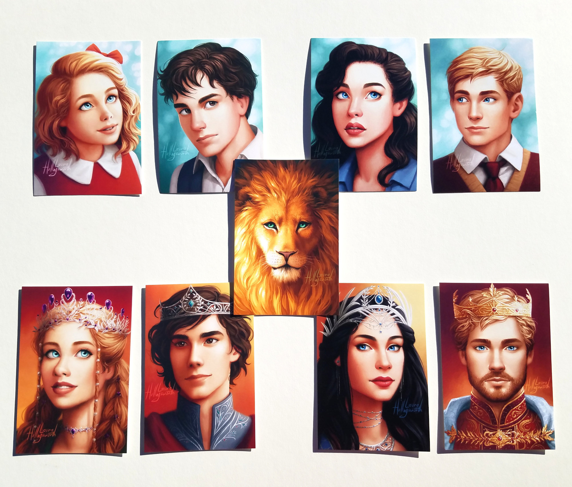 The Chronicles of Narnia Pevensie Portrait Postcards - Etsy