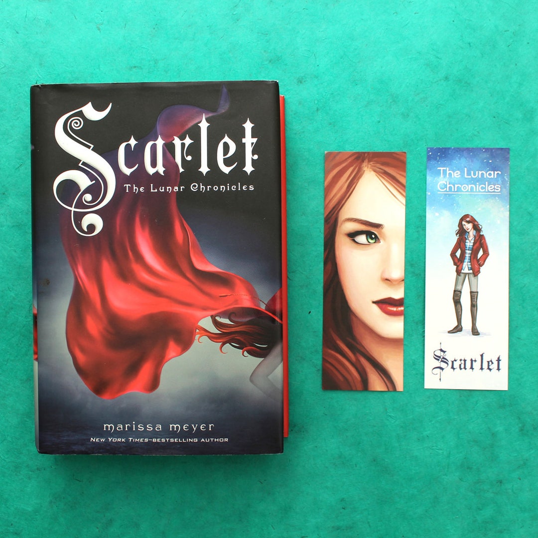 Scarlet Benoit Double Sided Bookmark - the Lunar Chronicles - Etsy