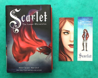 Scarlet Benoit Double Sided Bookmark - The Lunar Chronicles
