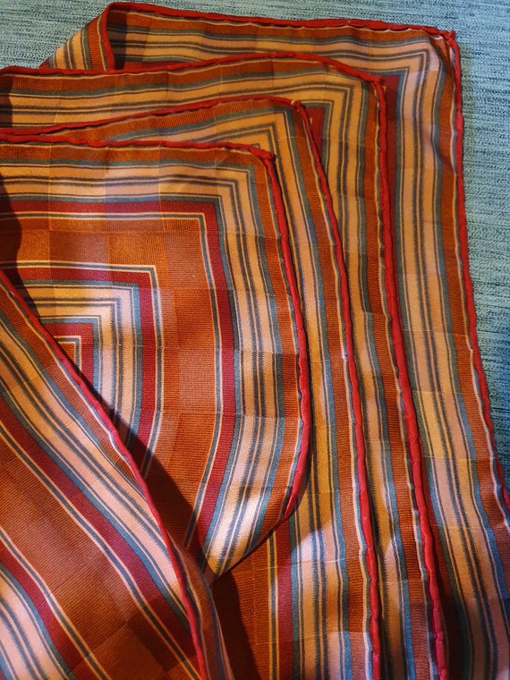 GIANFRANCO FERRE scarf, vintage damask silk, ITAL… - image 8