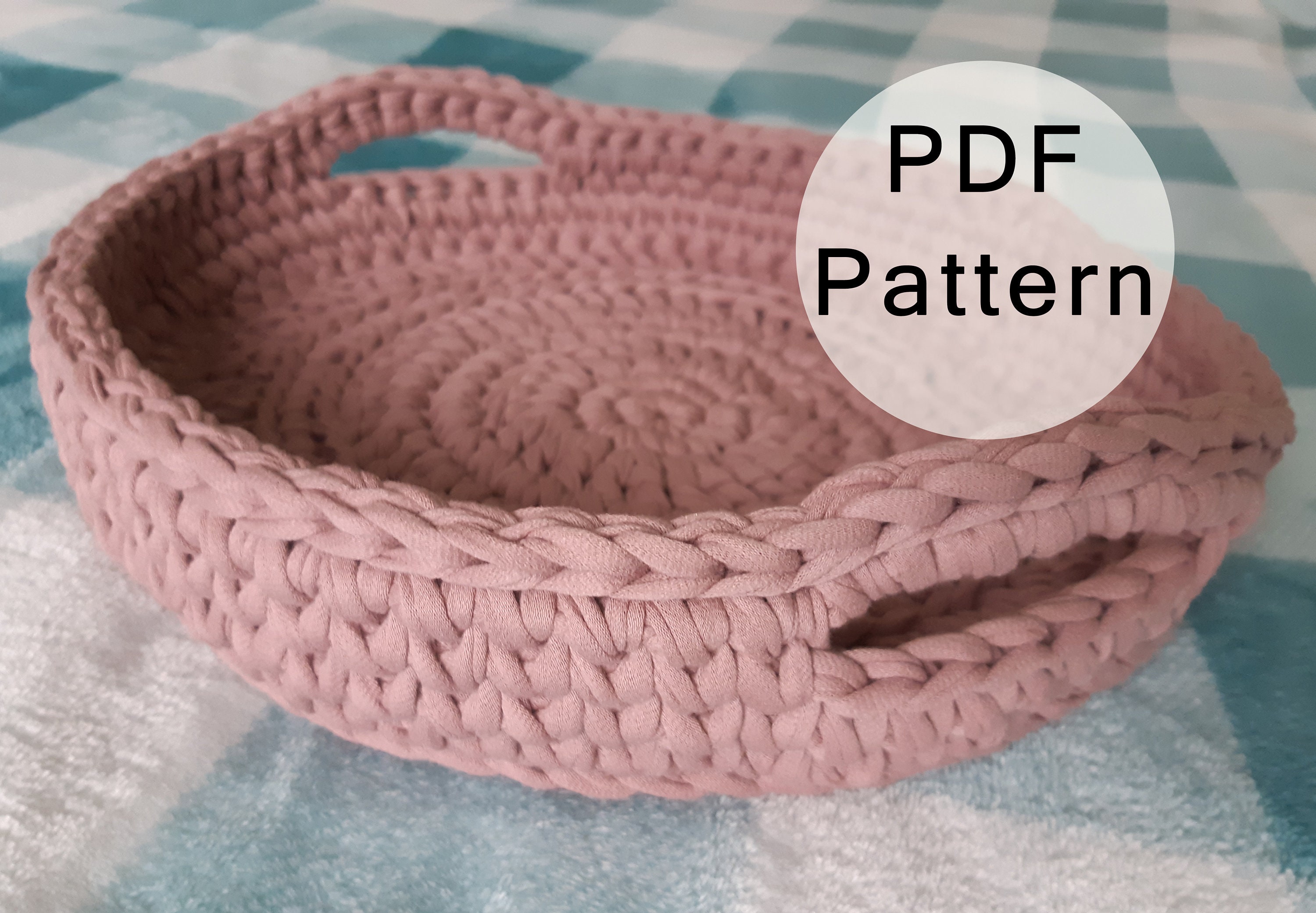 tshirt yarn basket pattern