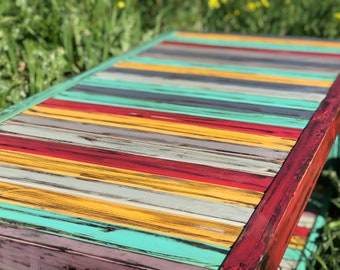 Colourful Deco Coffee Table | Awesome Furniture Design | Unique Decorative Proposal | Home Deco | New Home Ideas | Bohemian | Stylish