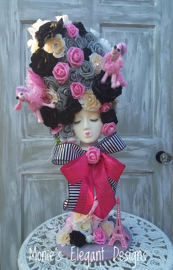 Mannequin Head Display Paris Bedroom Decor Paris Bathroom Etsy