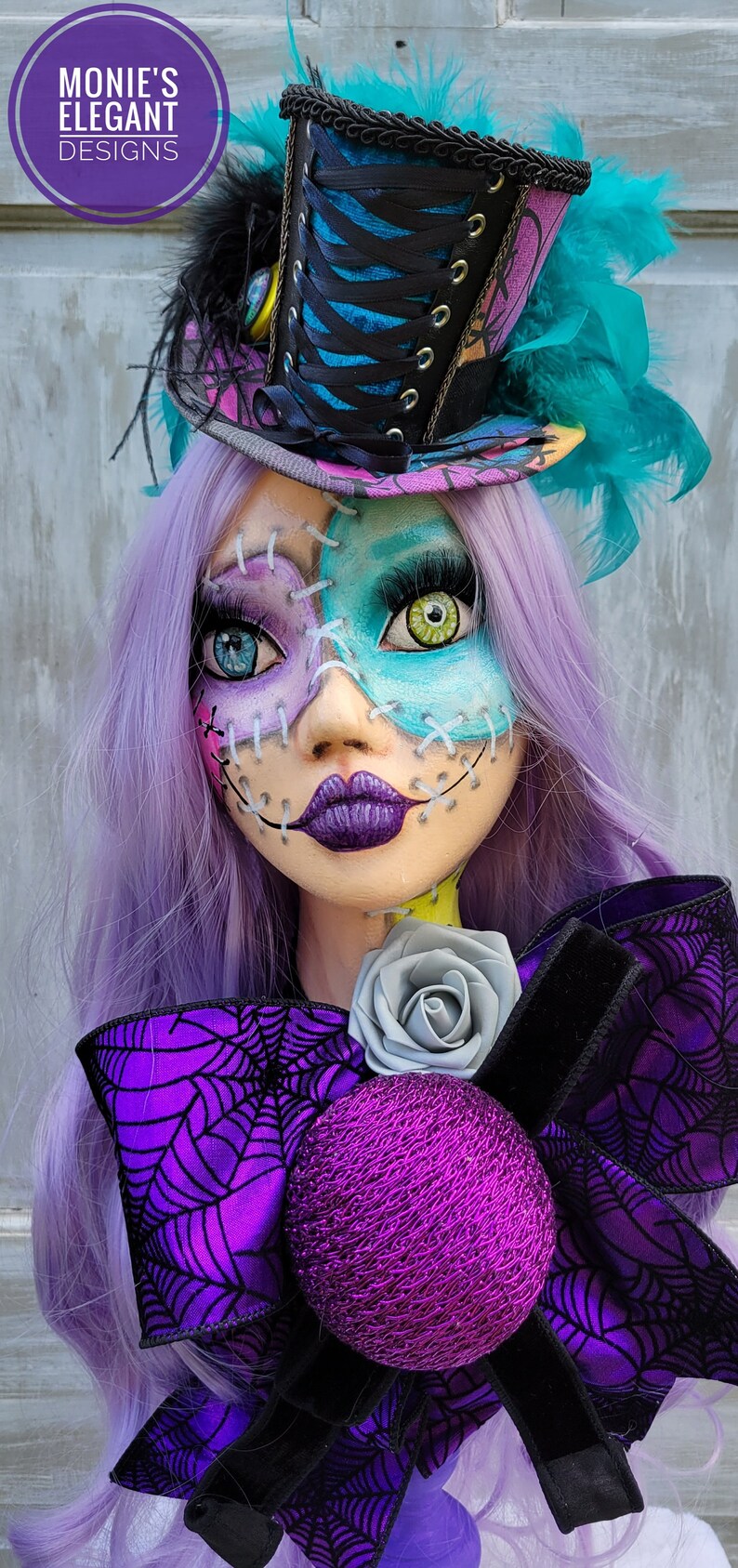 Zombie Mannequin Mannequin Head Display Painted Mannequin Etsy