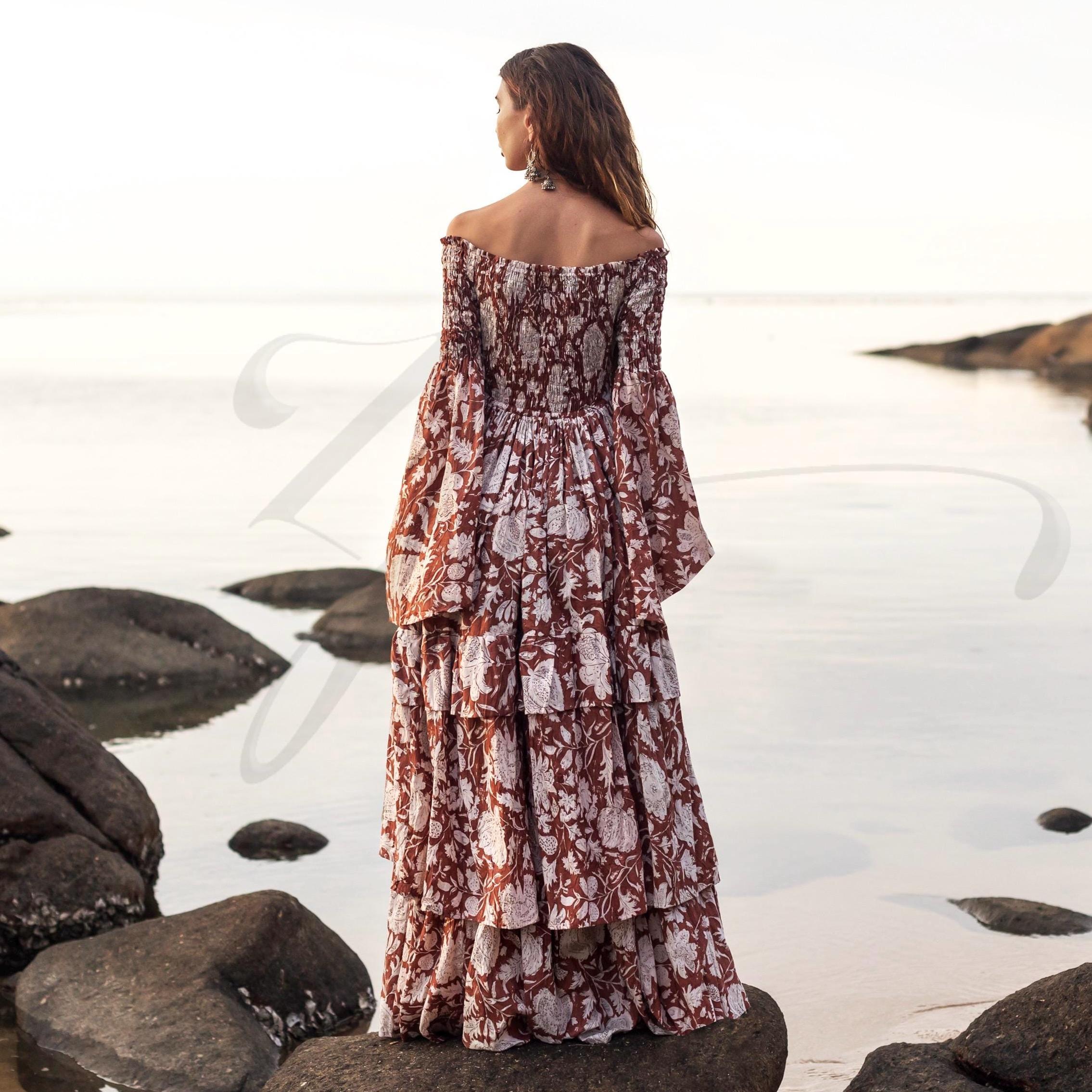 chinese dress ladies Esmeralda Off The Shoulder Maxi | Vacation Ready Maxi Dresses – Boho Chic  Styles