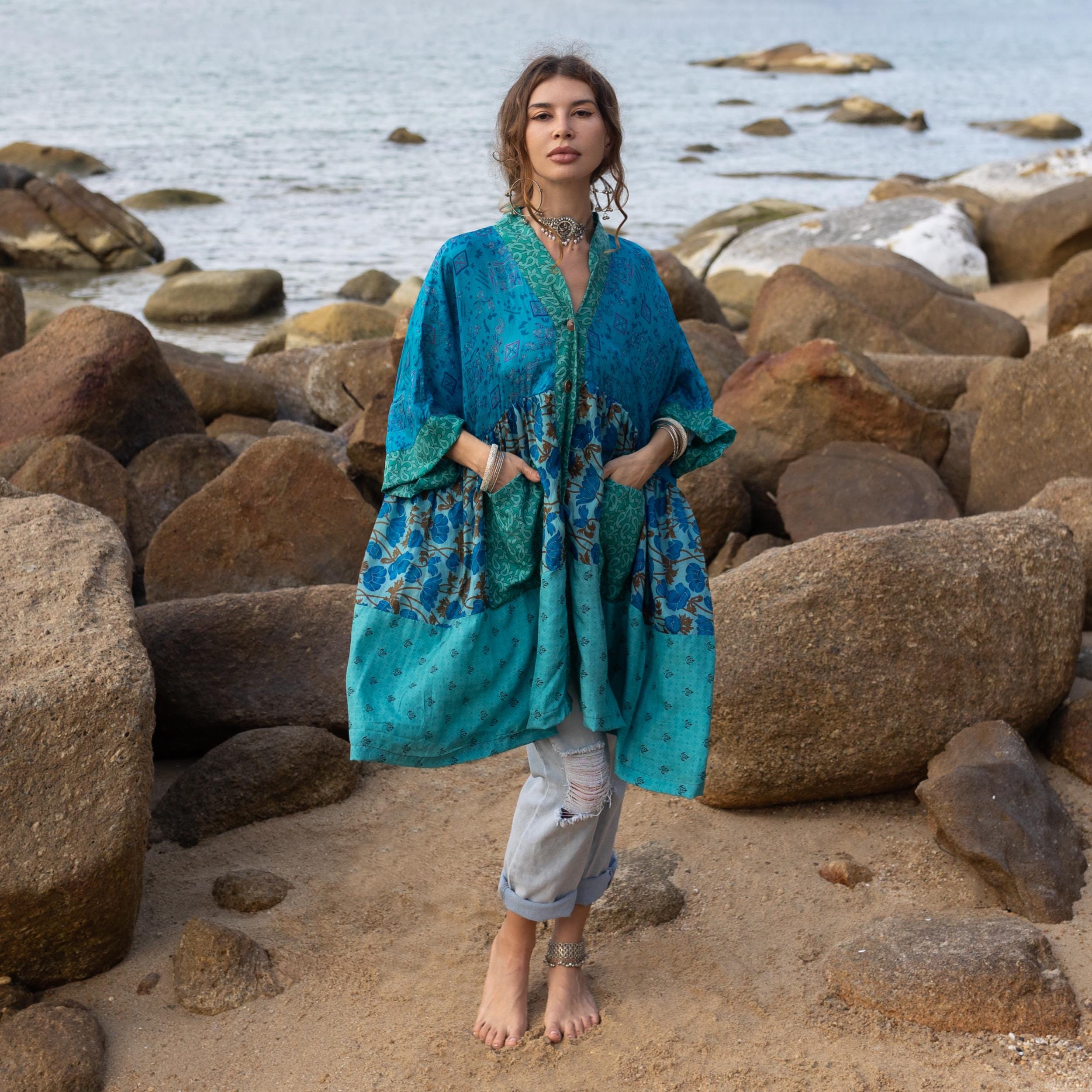 sachin and babi light blue dress Compania Fantastica  Long Green Tunic Dress  Riot Lounge